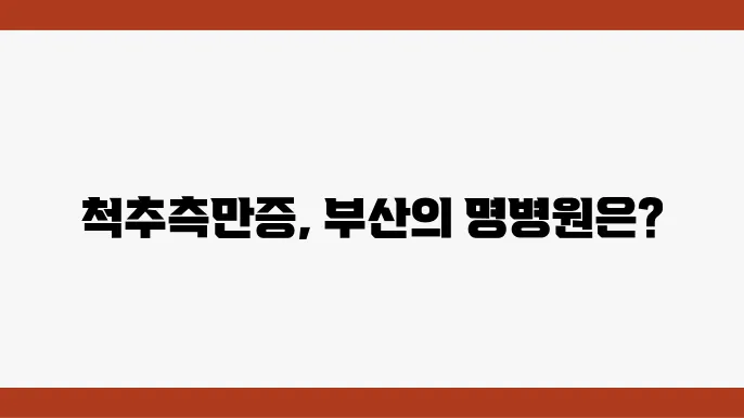 척추측만증 경험담과 팁