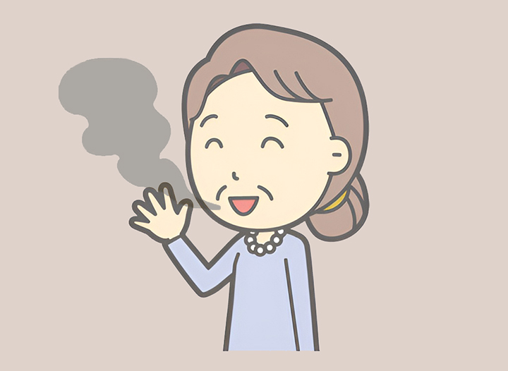 구취가-심한-여성