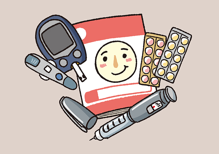 당뇨환자의-치료기기와-약