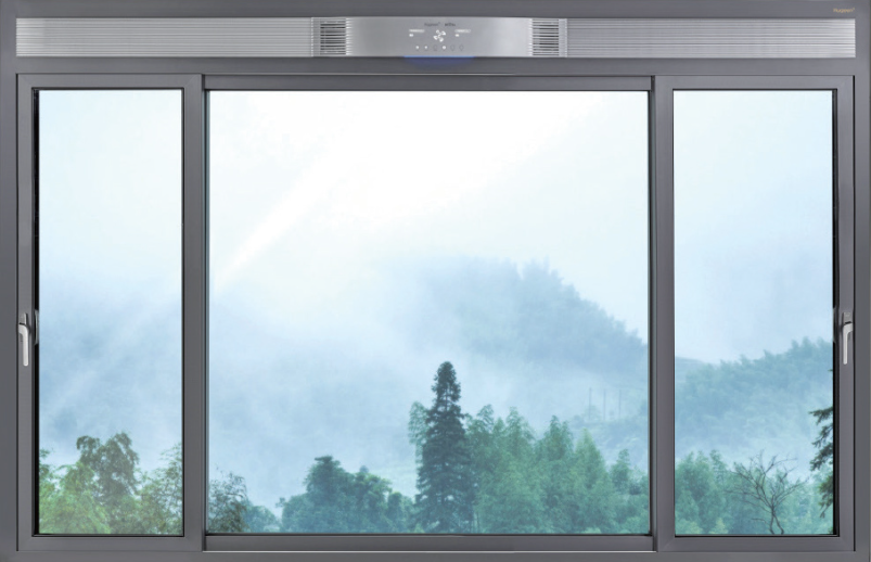 휴그린 자동환기창 유리 시야 확보