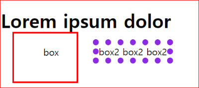 블록 레벨 요소를 인라인으로 바꾼 디스플레이