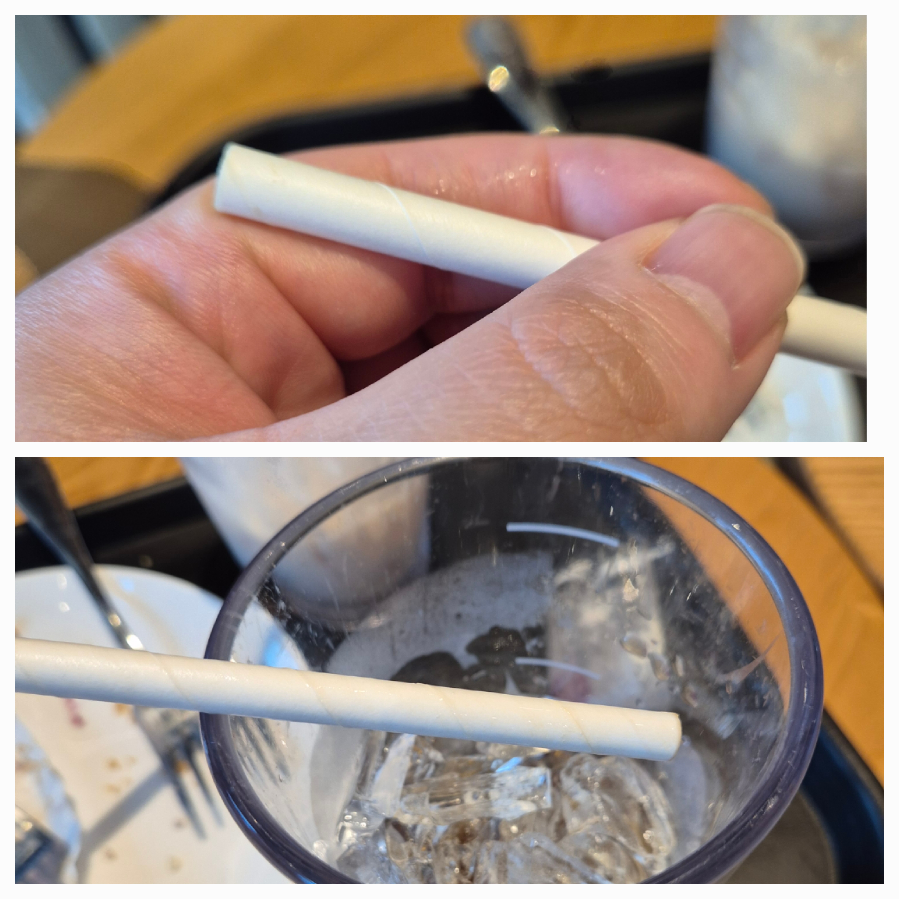 스타벅스 관저네거리점 친환경 종이 빨대