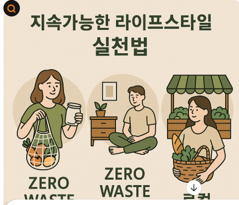 지속가능한 라이프스타일 실천법 사진