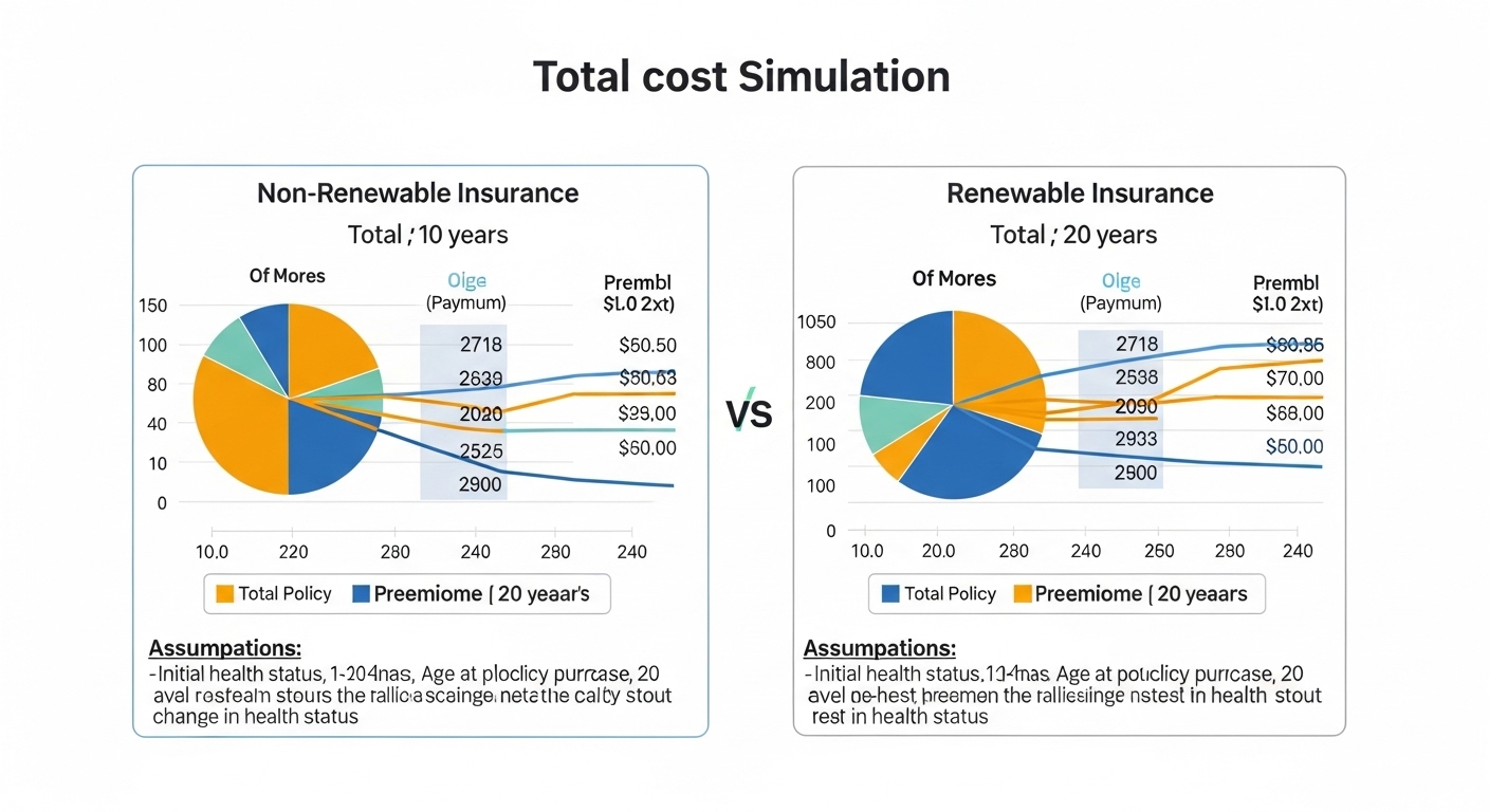 암보험, 비갱신형보험, 갱신형보험, 보험총비용, 보험비교, 보험시뮬레이션, 생명보험, 보험유형선택, 보험전략, 보험가입팁