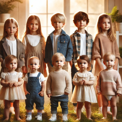 연령별 어린이 모습