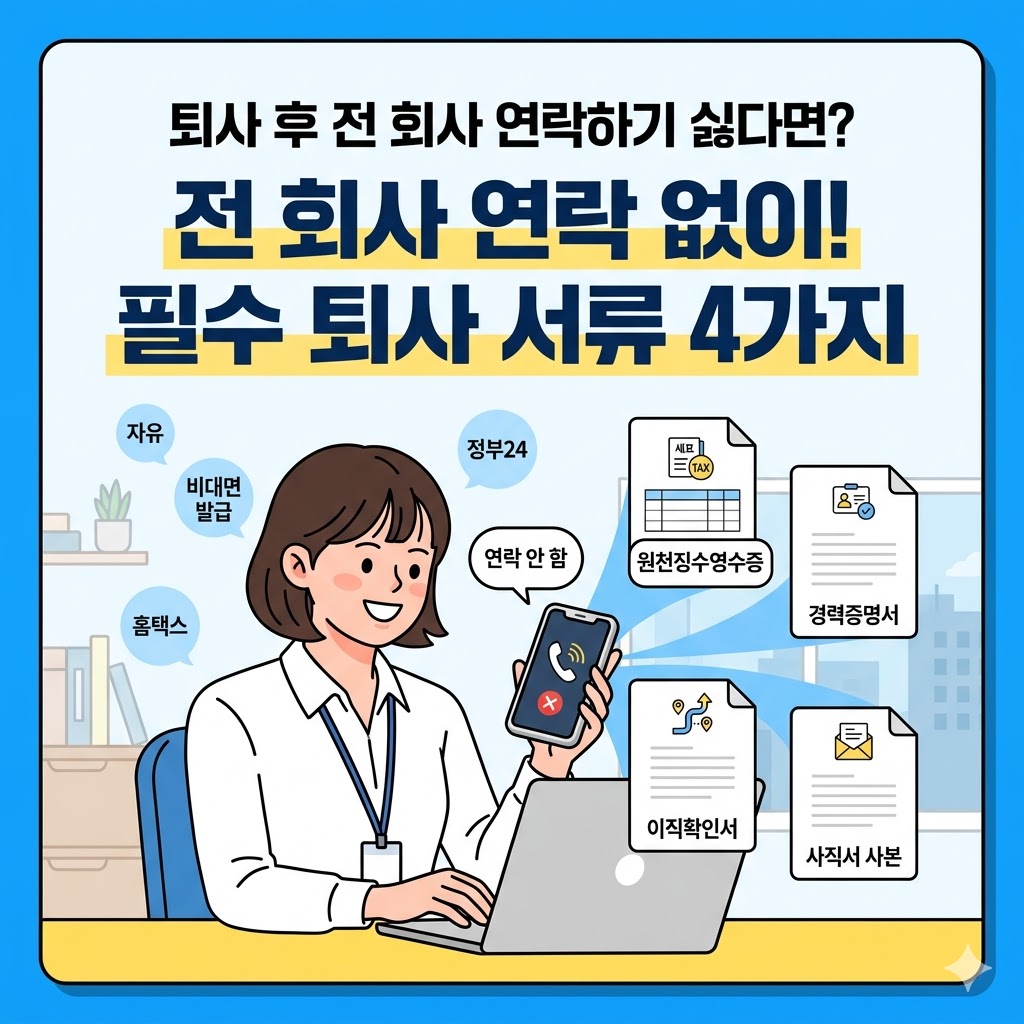 퇴사 시 필수 서류 체크리스트