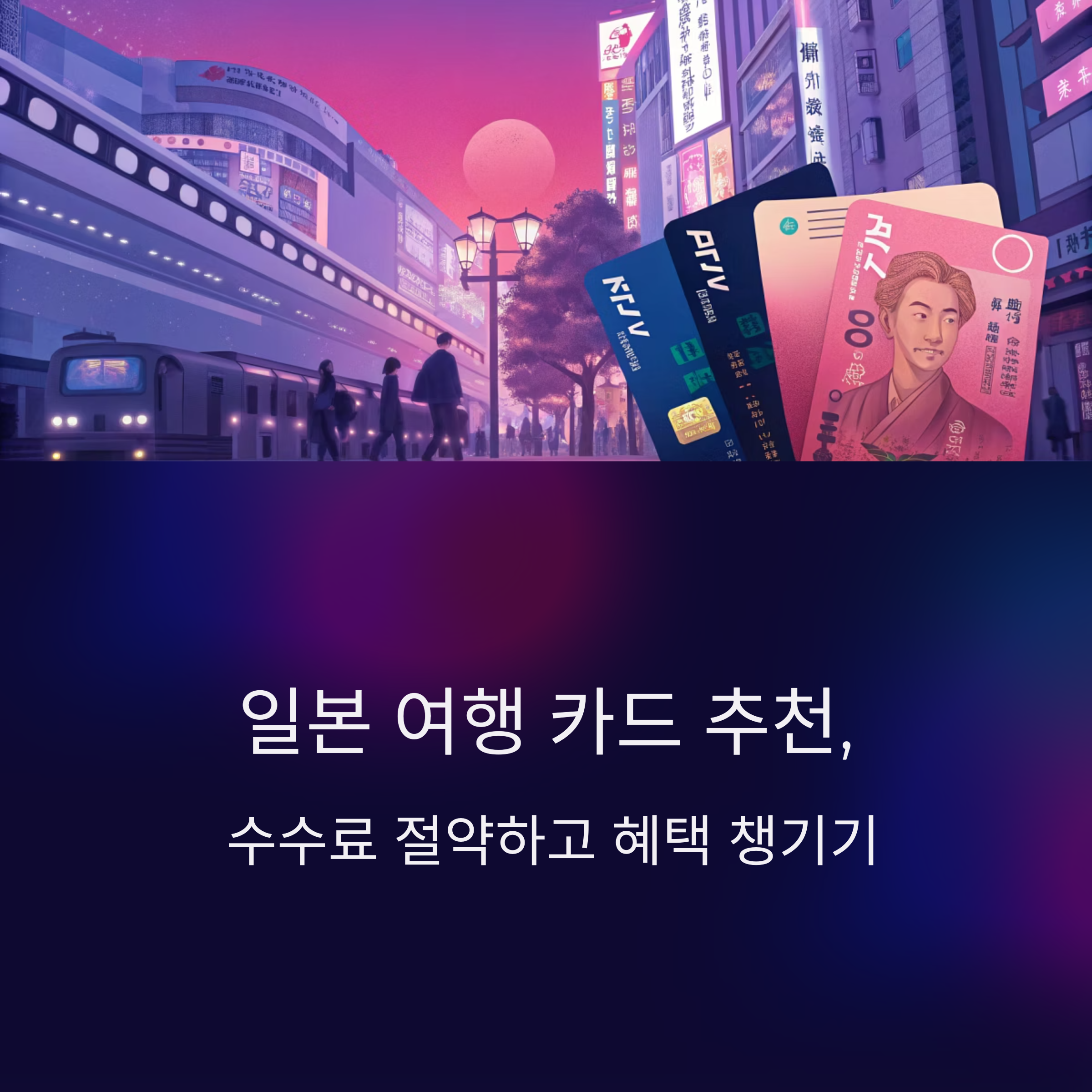 일본 여행 카드 추천, 수수료 절약하고 혜택 챙기는 방법