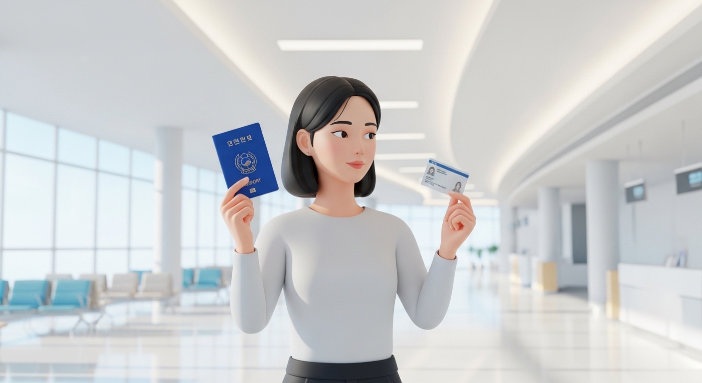 공항 출국 시 재류카드 처리 주의사항 