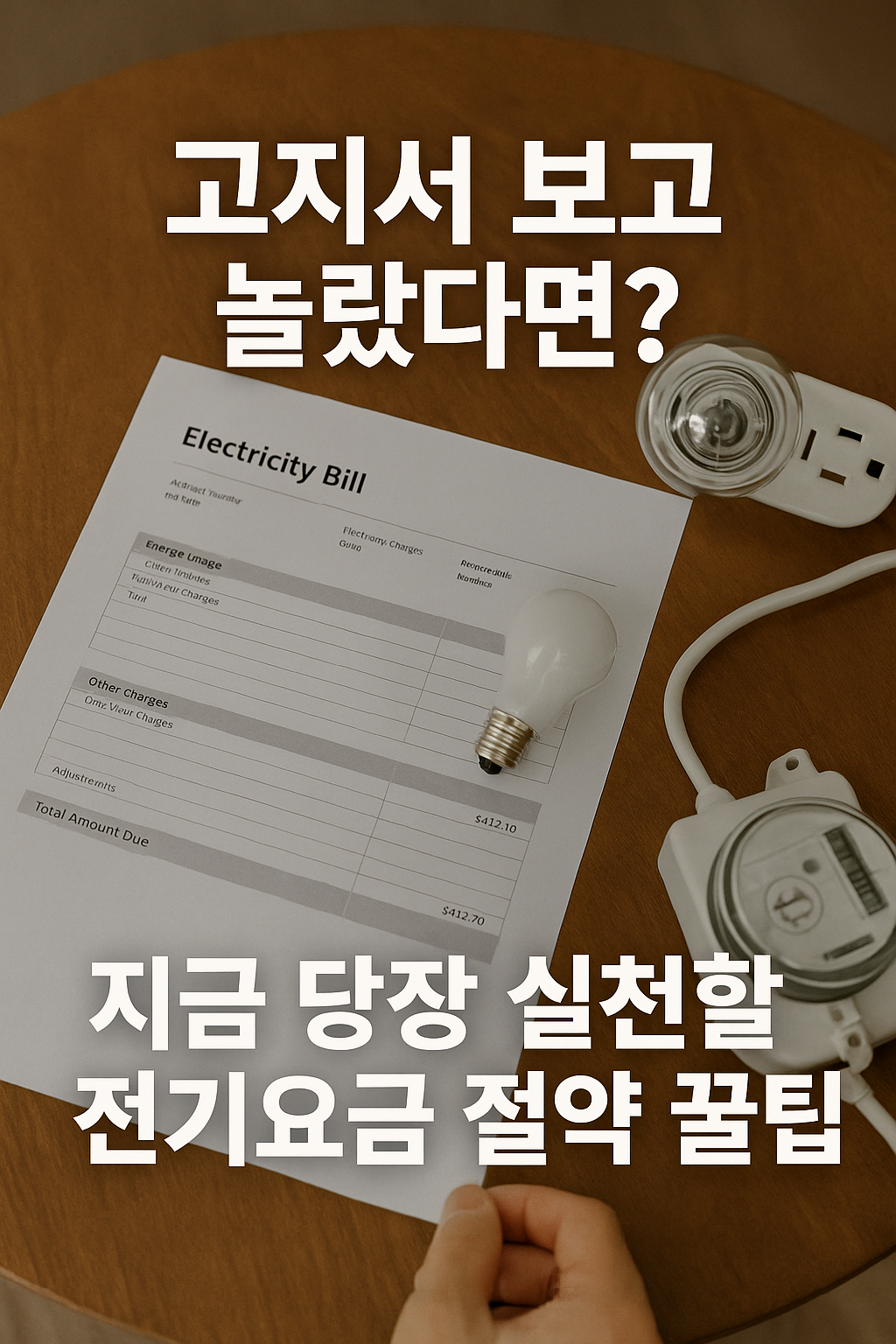 고지서 보고 놀랐다면? 지금 당장 실천할 전기 요금 절약 꿀 팁