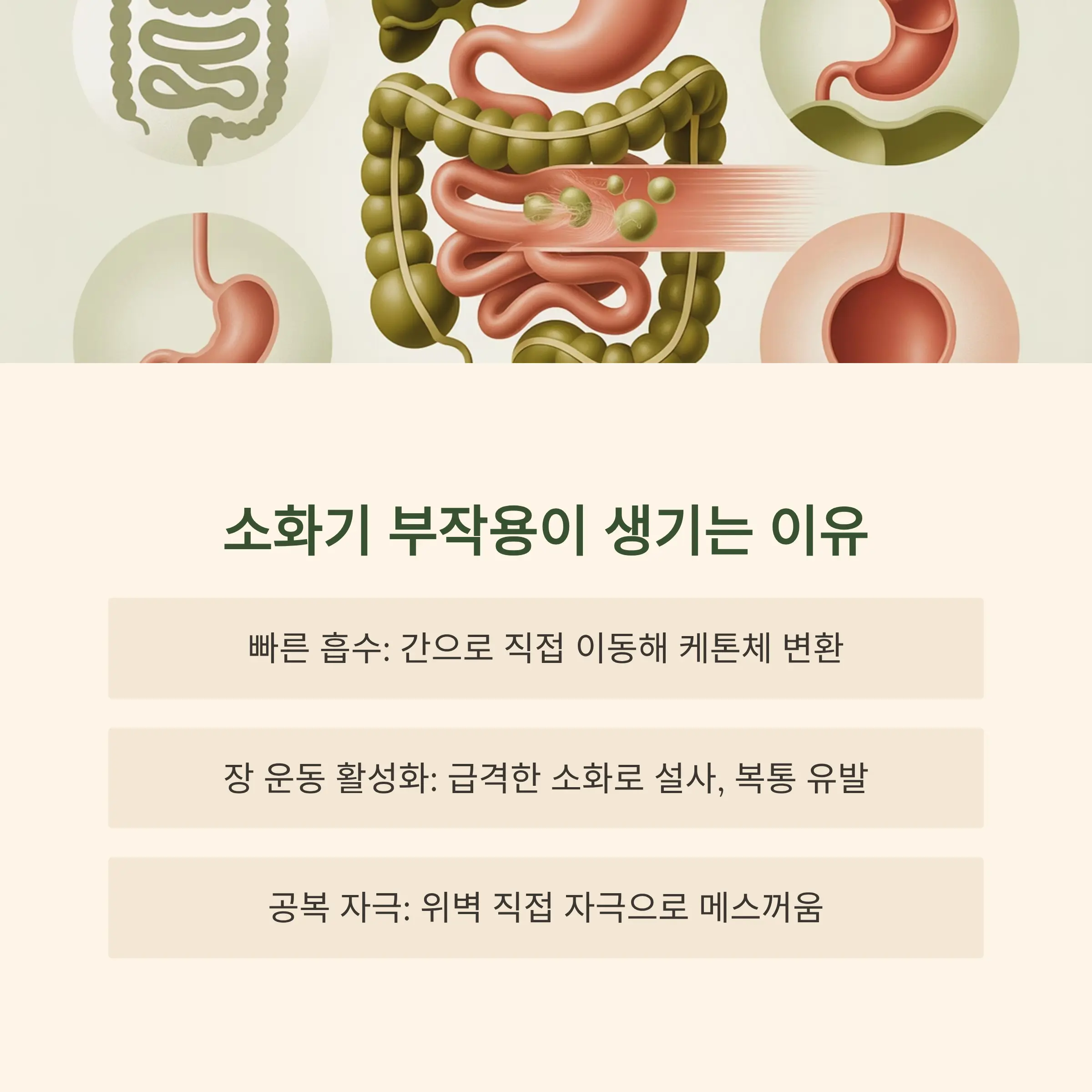 MCT오일 설사, 복통 부작용 원인과 해결 방법