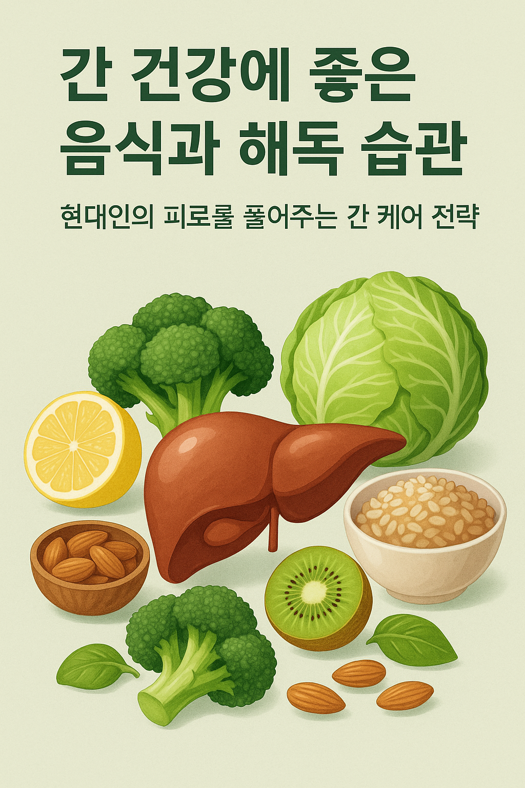 간 건강에 좋은 음식과 해독 습관, 현대인의 피로를 풀어주는 간 케어 전략