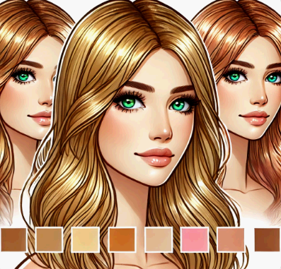 봄웜톤-헤어컬러