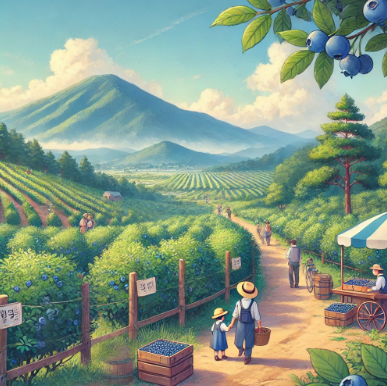 강화 고려산 블루베리농장 사진