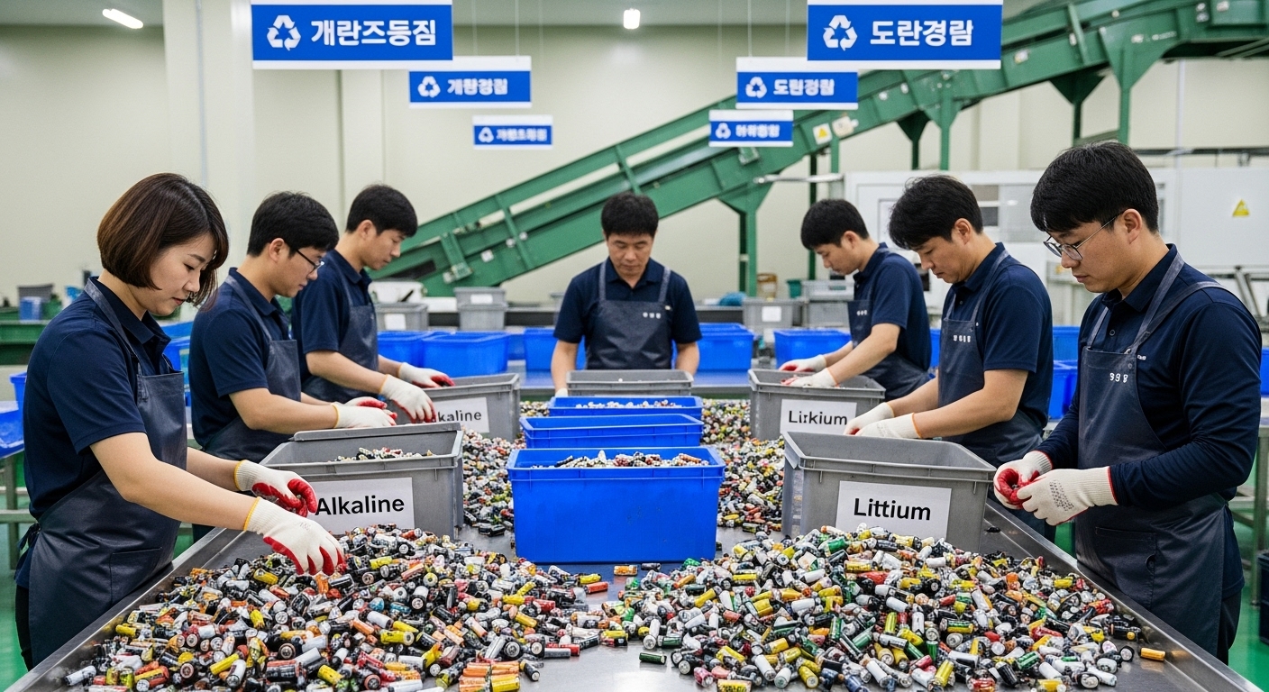 수원시 폐건전지 수거 할당제