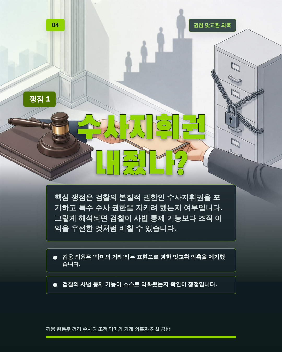 수사지휘권 내줬나?