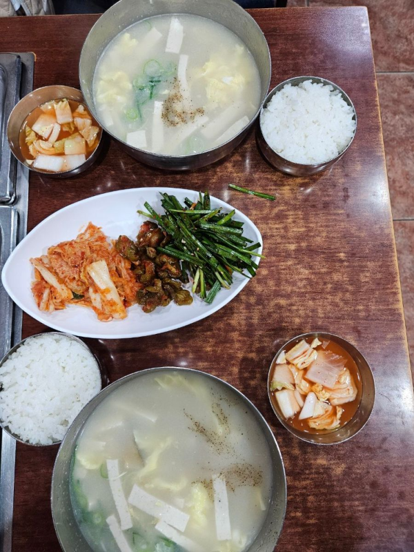 북어국집 항공샷