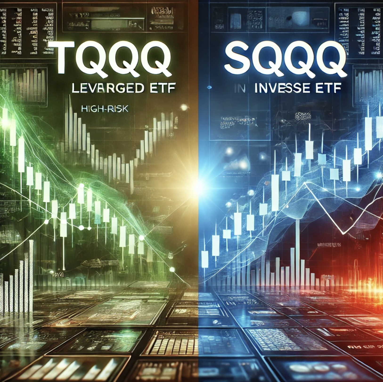 TQQQ vs SQQQ, 대표 레버리지·인버스 ETF 비교
