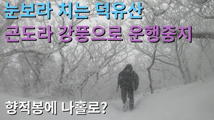 덕유산 등산코스 자세한 등산지도와 계절별 주의사항 2025_8