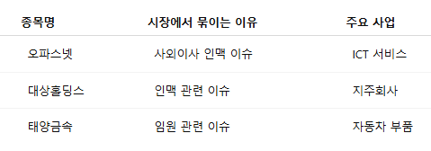"아무도안알려줌..." 한동훈 관련주 오파스넷 대상홀딩스 태양금속 전부알려드림3