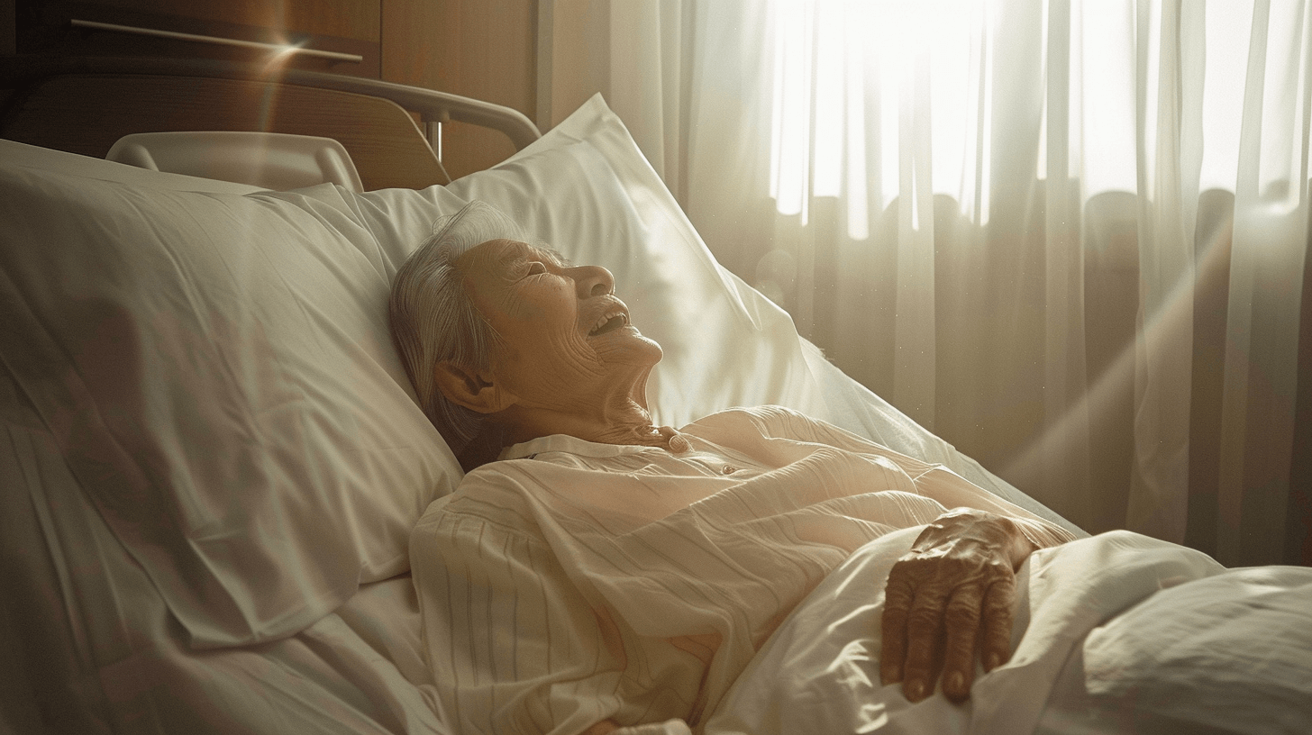 노인이-누워있는-모습