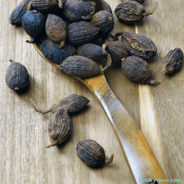 인도의 정통 향신료 블랙 카다멈