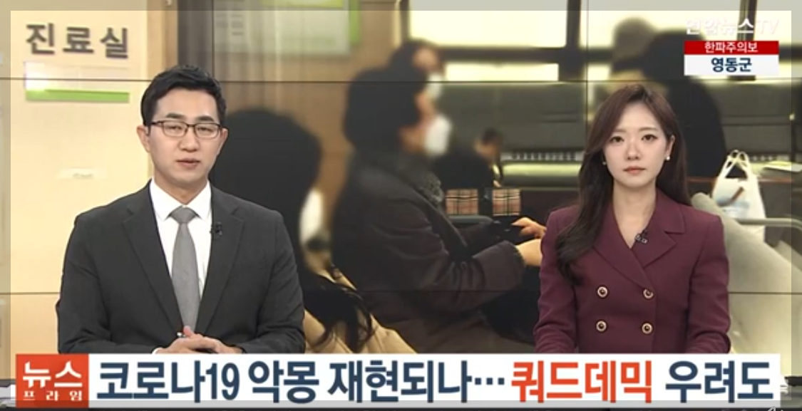 쿼드데믹, 코로나19 재유행