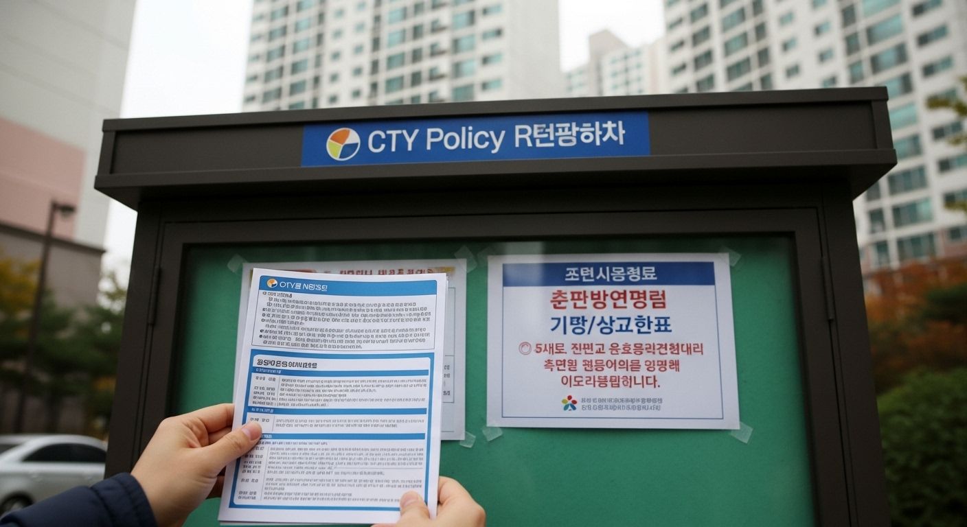 실수요자 정책 홍보물