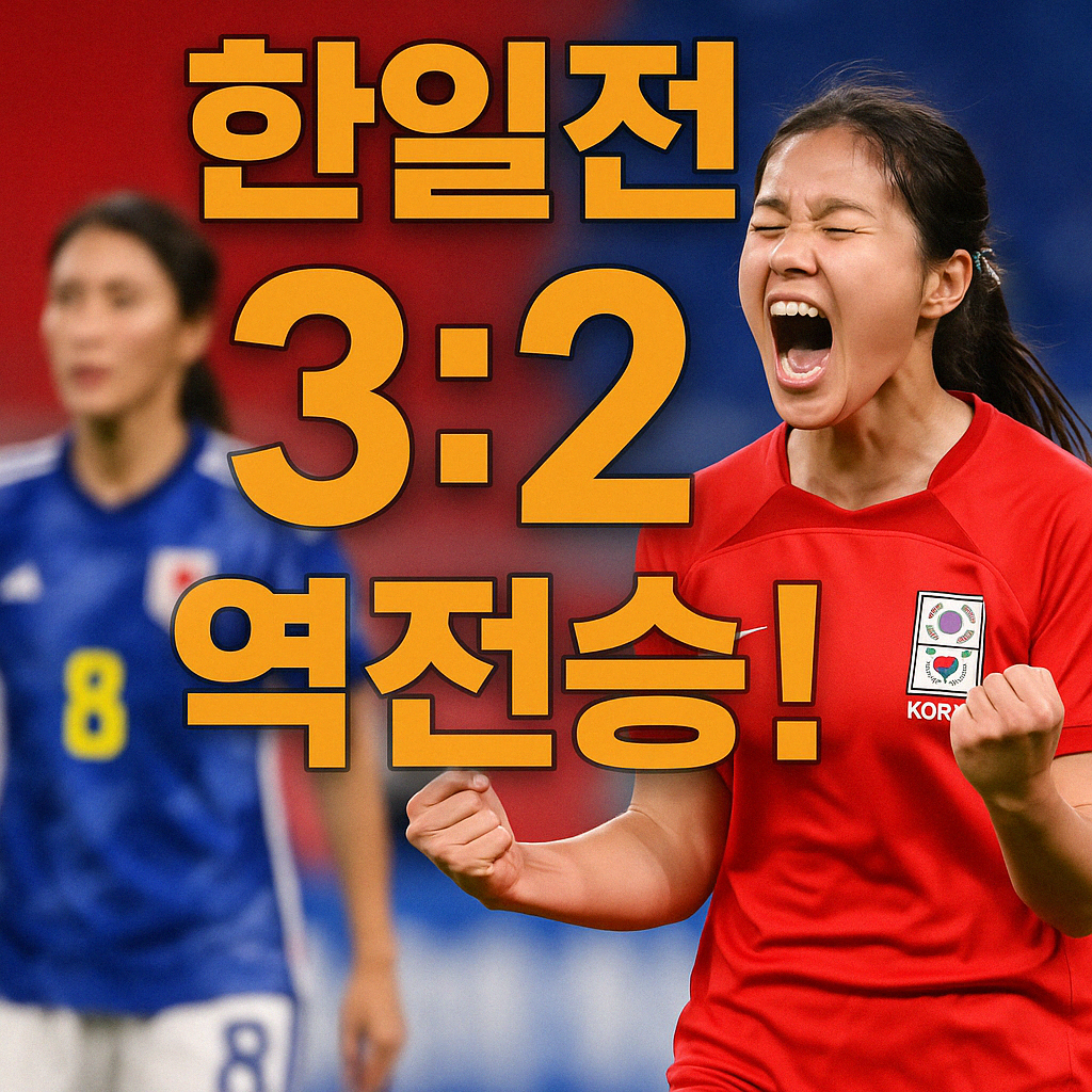 '골때녀' 한국 대표팀, 일본에 3-2 승리