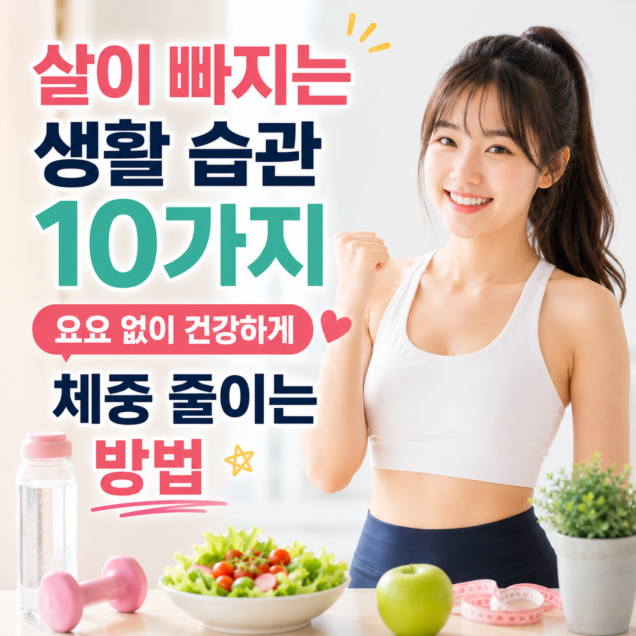 살이 빠지는 생활 습관