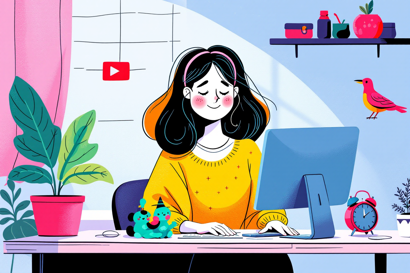 위약금 신청하는 여성