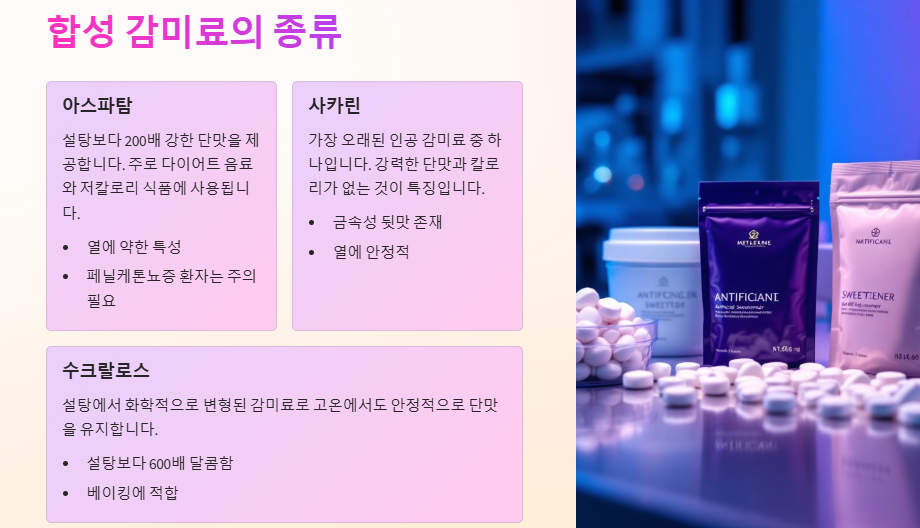대체당 종류, 특징, 장단점 가격, 부작용 및 건강하게 이용하는 방법