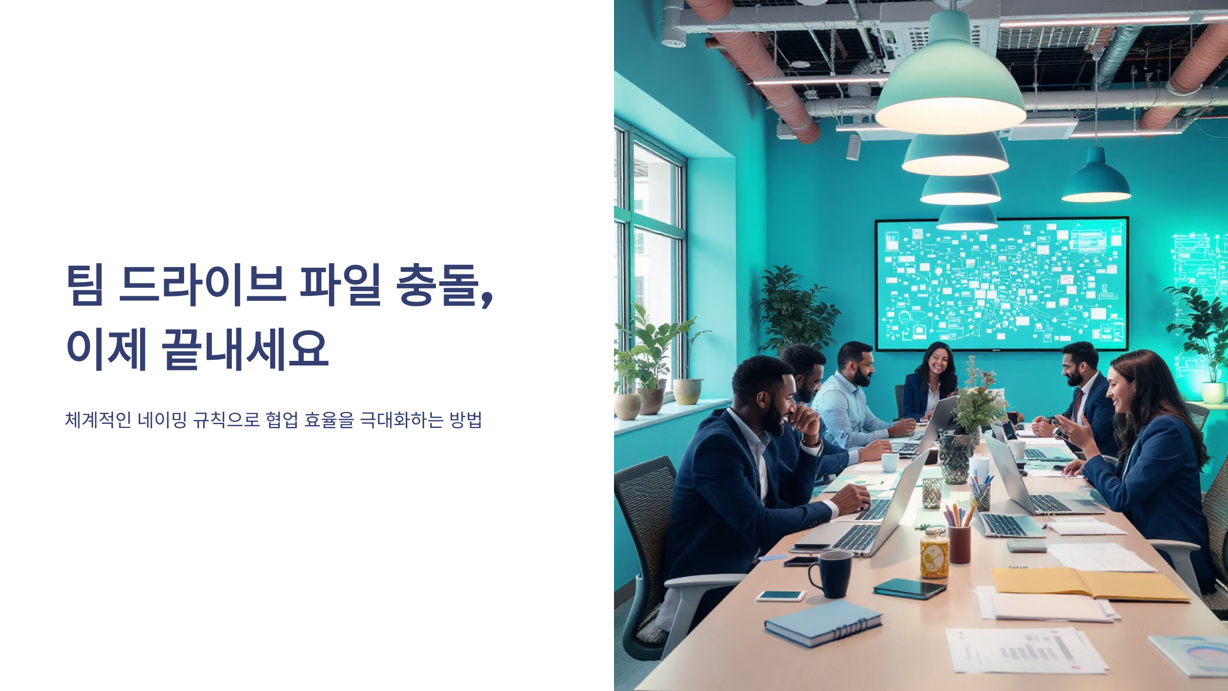 팀 드라이브 충돌 막는 폴더 네이밍, 어떻게 설계할까?