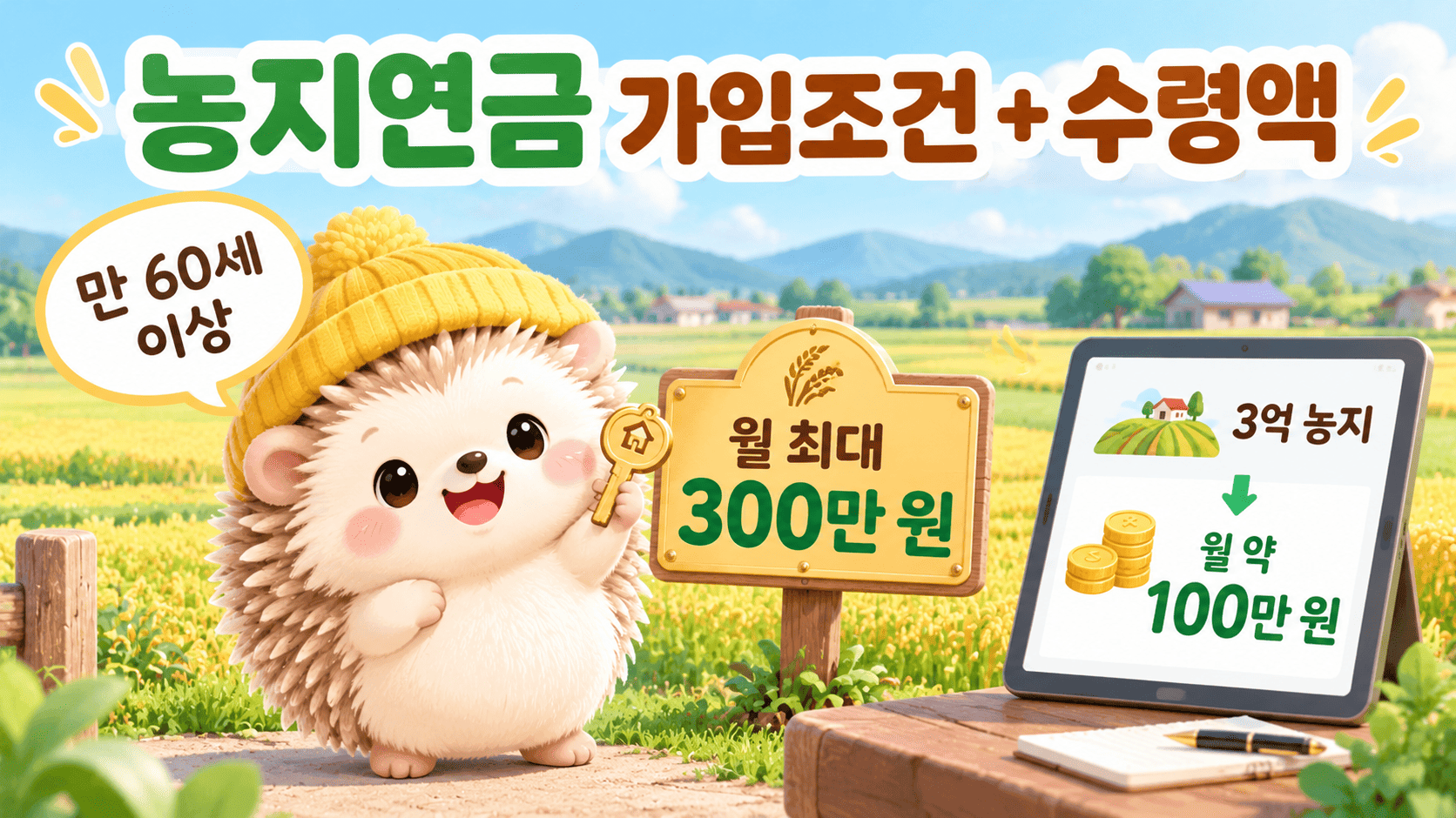 농지연금 가입조건