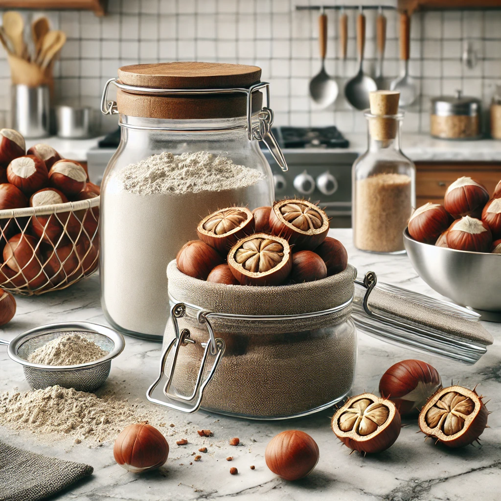 율피가루로 피부개선