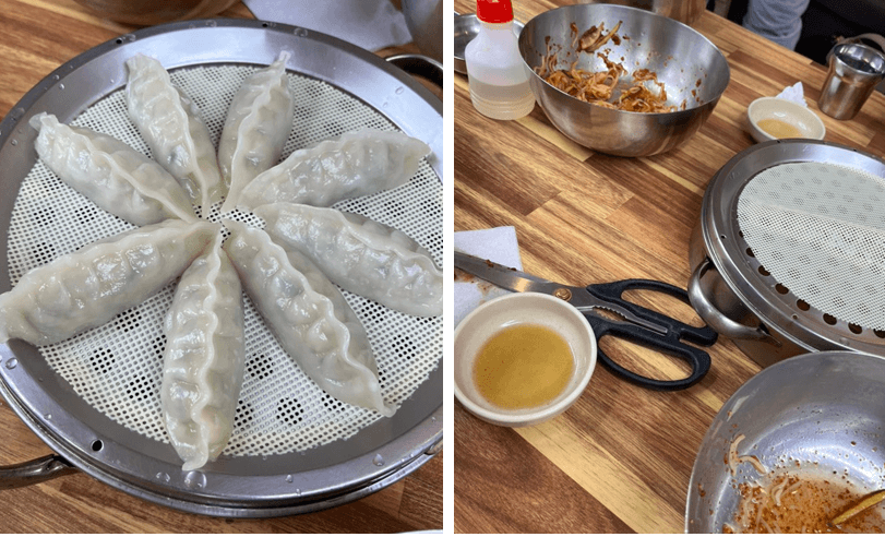 찐만두-및-음식-다-먹은-모습