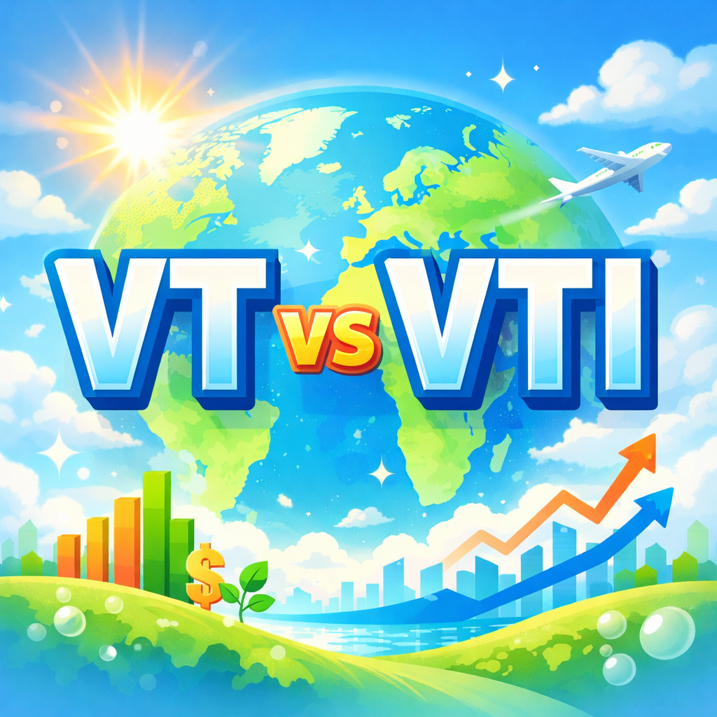 VT vs VTI 차이점 완벽 비교: 글로벌 ETF와 미국 ETF의 선택