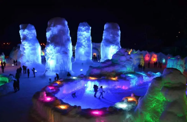 시코쓰-호수-얼음-축제