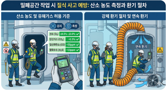 밀폐공간 공사 그림