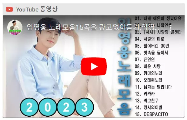 임영웅 노래모음