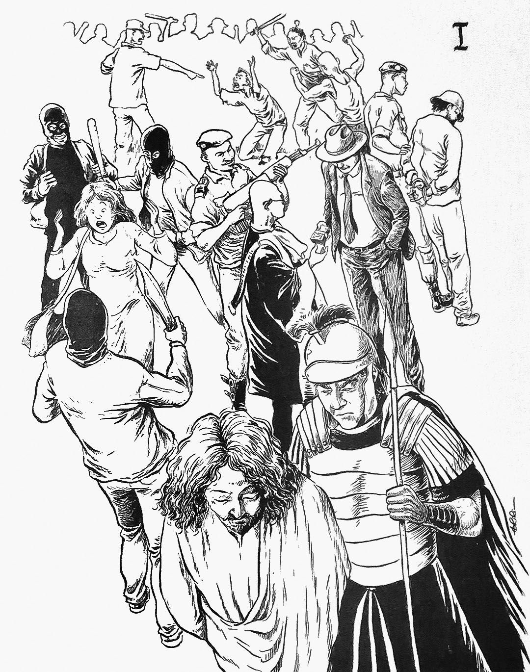 십자가의 길 제1처 사형 선고 장면 파리외방전교회