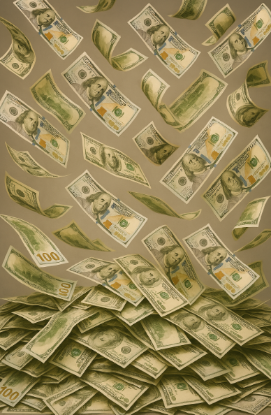 돈이 넘치는 이미지