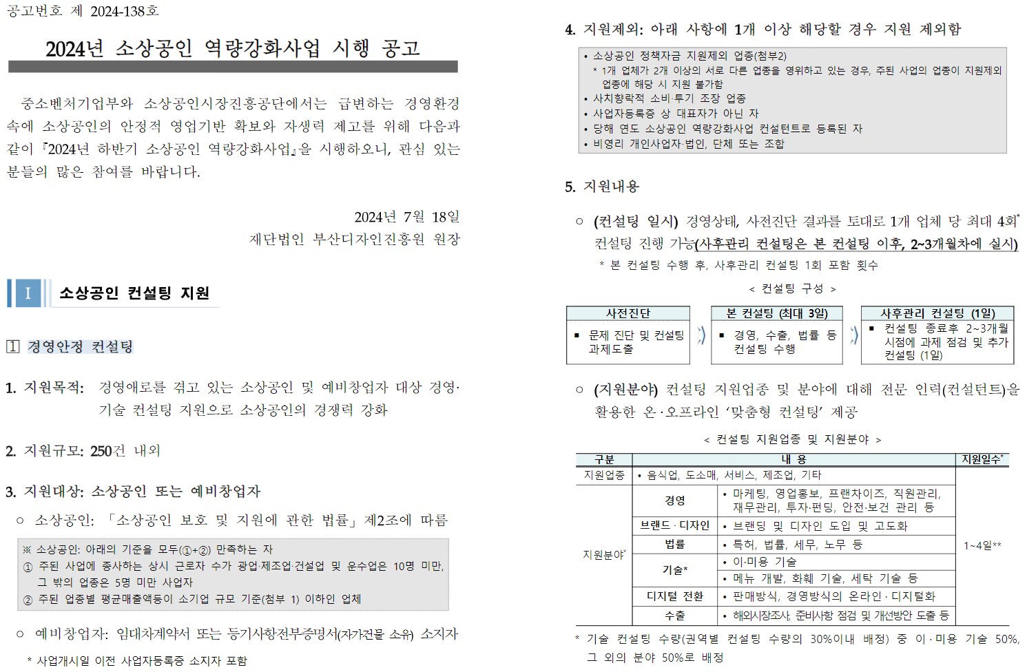 지원사업