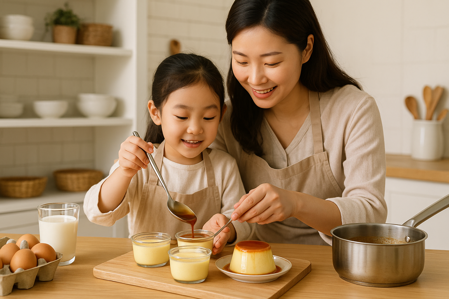 푸딩 만드는 방법, 우유·계란만으로 부드럽게 완성하는 홈디저트 레시피!