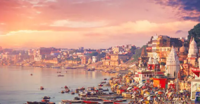 인도 바라나시의 갠지스강
