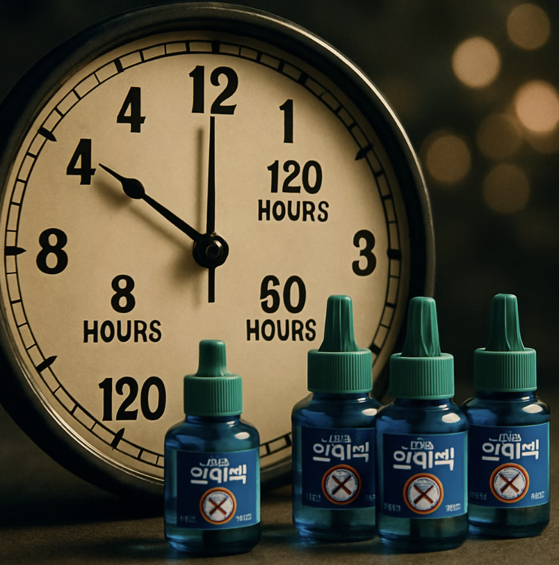 '농도'가 아닌 '지속시간'의 차이