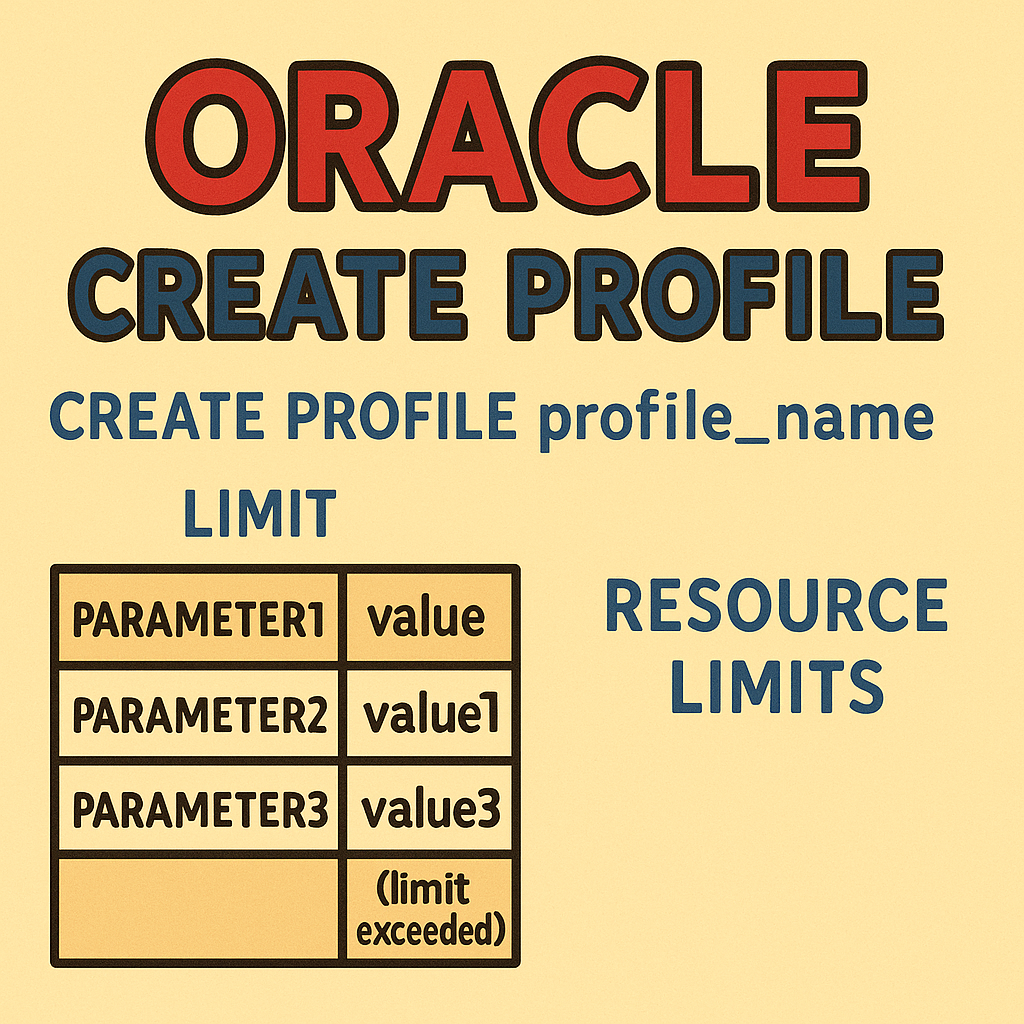 오라클 PROFILE() 비밀번호 정책과 로그인 제한을 한 번에 설정하는 법