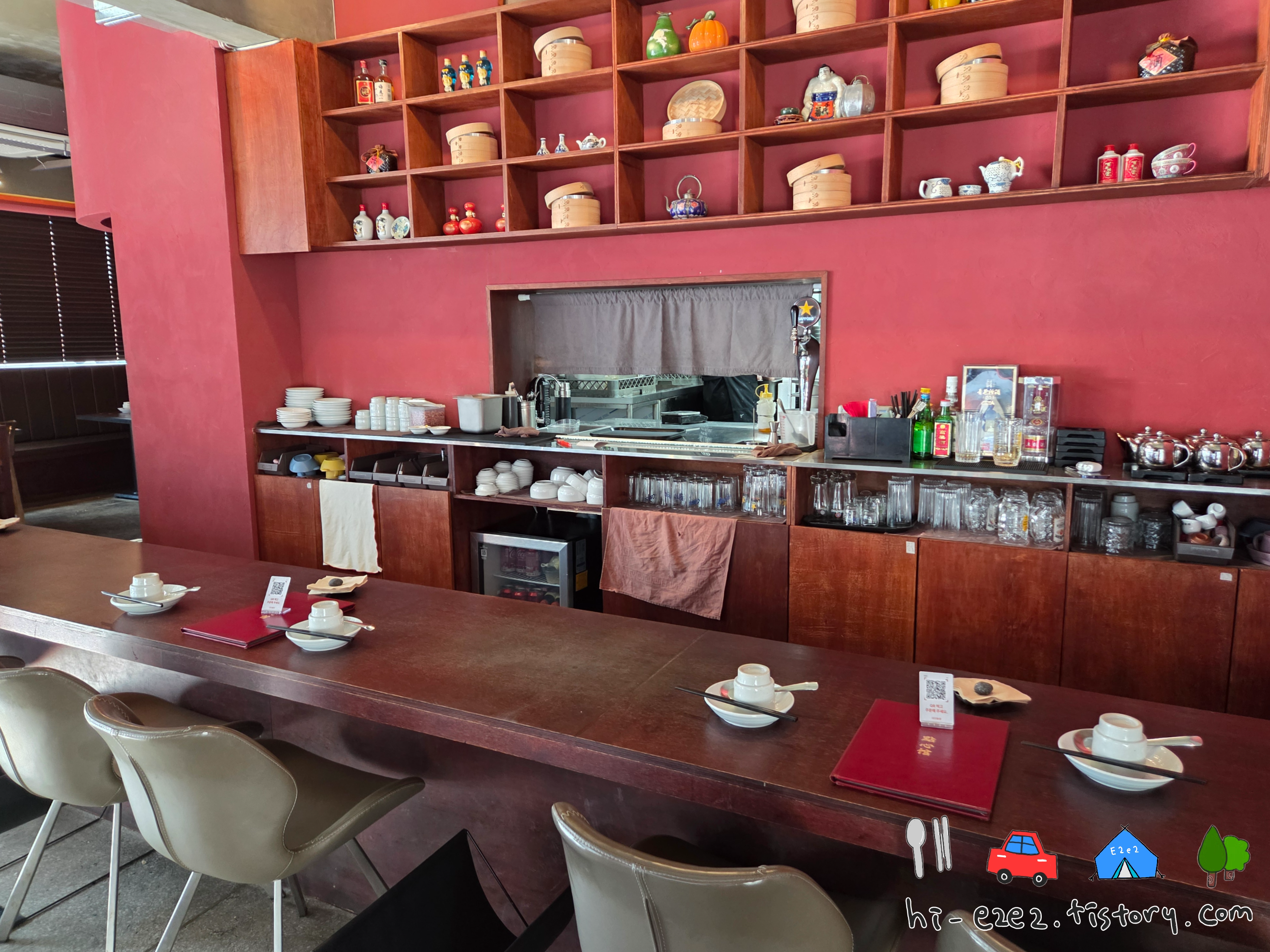 대전 딤섬관 모던한 실내 인테리어