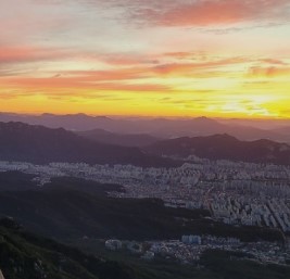 해돋이 명소 서울 (북한산 백운대)