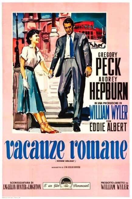 손을-잡고-스페인-계단을-내려오는-헵번과-그레고리-펙