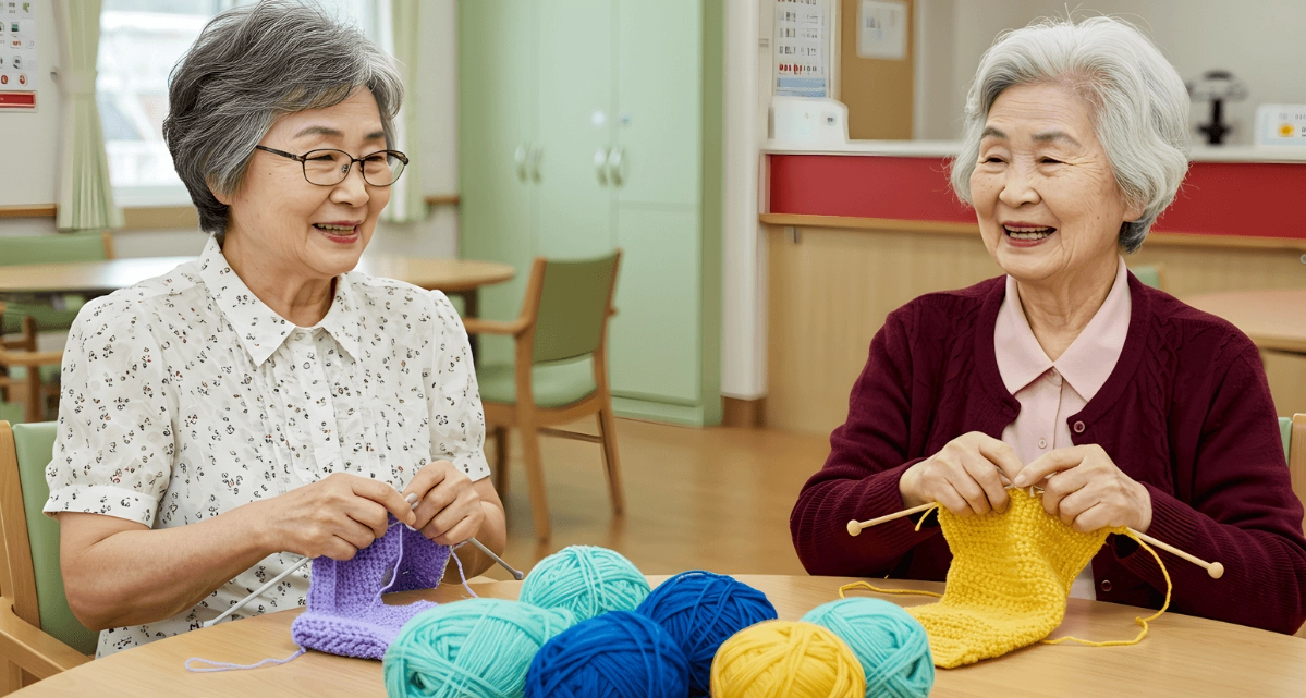 같은 시대의 노인들끼리 말벗